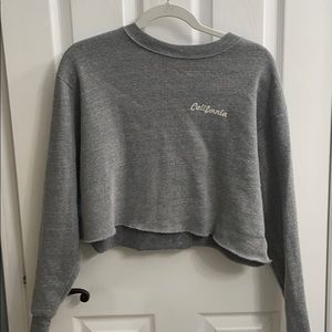 Brandy Melville cropped sweatshirt
